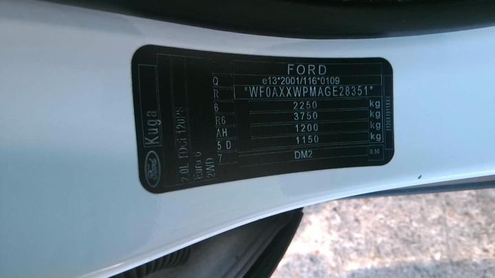 Photo 9 VIN: WF0AXXWPMAGE28351 - FORD KUGA 