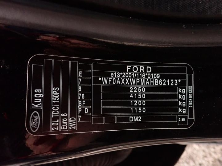 Photo 7 VIN: WF0AXXWPMAHB62123 - FORD KUGA 