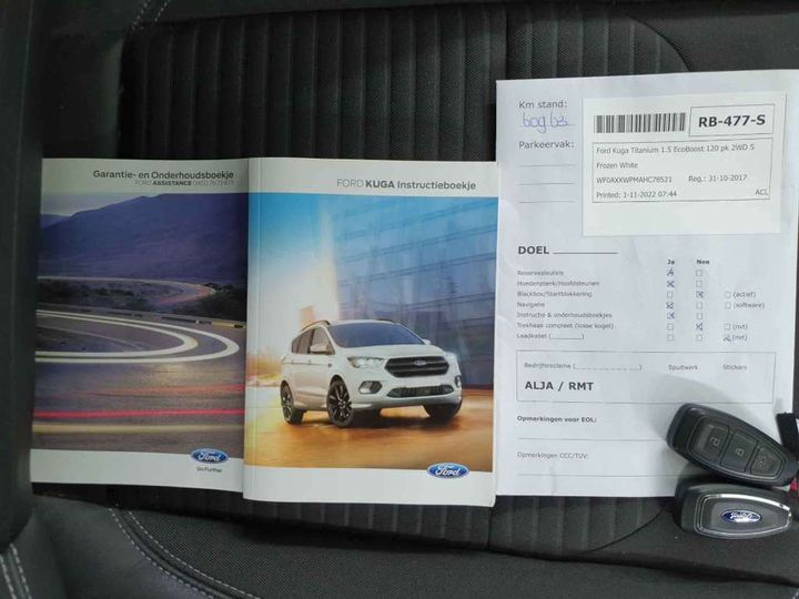 Photo 19 VIN: WF0AXXWPMAHC78521 - FORD KUGA 