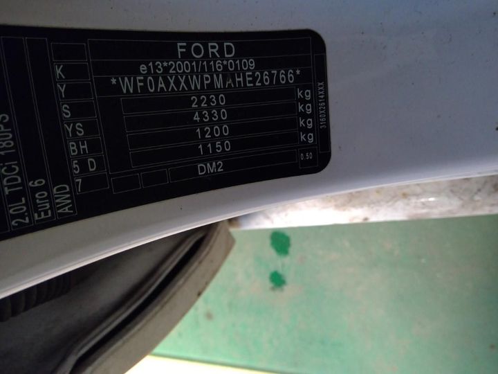 Photo 11 VIN: WF0AXXWPMAHE26766 - FORD KUGA 