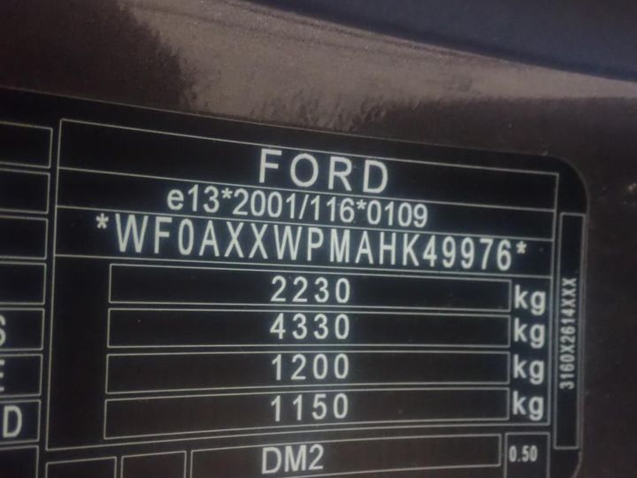 Photo 14 VIN: WF0AXXWPMAHK49976 - FORD KUGA 