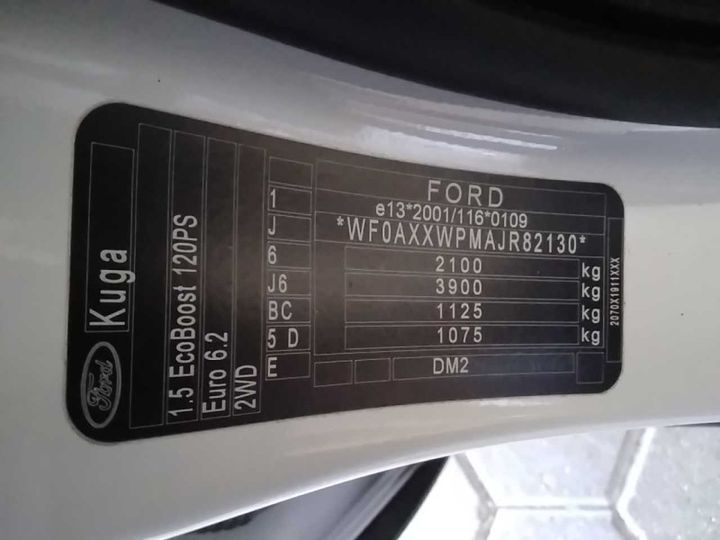 Photo 10 VIN: WF0AXXWPMAJR82130 - FORD KUGA 1.5 