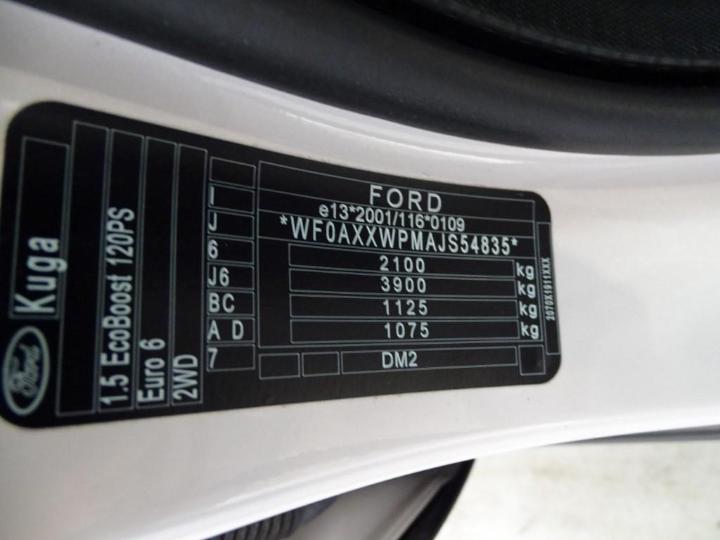 Photo 9 VIN: WF0AXXWPMAJS54835 - FORD KUGA 