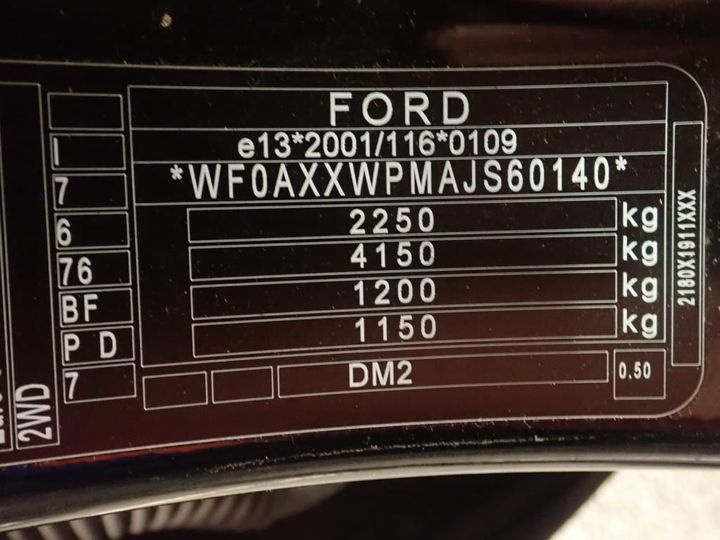 Photo 11 VIN: WF0AXXWPMAJS60140 - FORD KUGA 