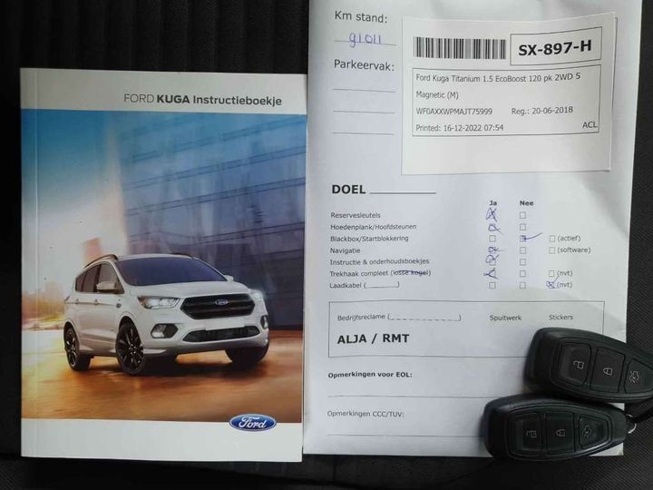 Photo 16 VIN: WF0AXXWPMAJT75999 - FORD KUGA 