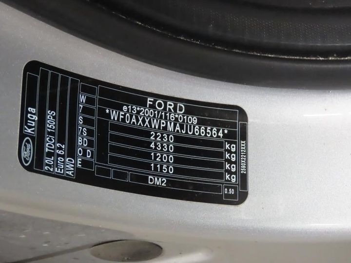 Photo 13 VIN: WF0AXXWPMAJU66564 - FORD KUGA 