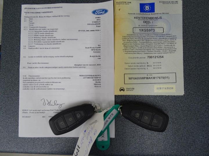 Photo 4 VIN: WF0AXXWPMAKM17975 - FORD KUGA 