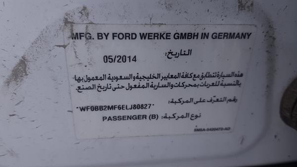 Photo 2 VIN: WF0BB2MF6ELJ80827 - FORD FOCUS 