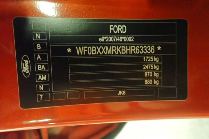 Photo 7 VIN: WF0BXXMRKBHR63336 - FORD ECOSPORT 