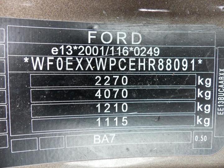 Photo 5 VIN: WF0EXXWPCEHR88091 - FORD MONDEO 