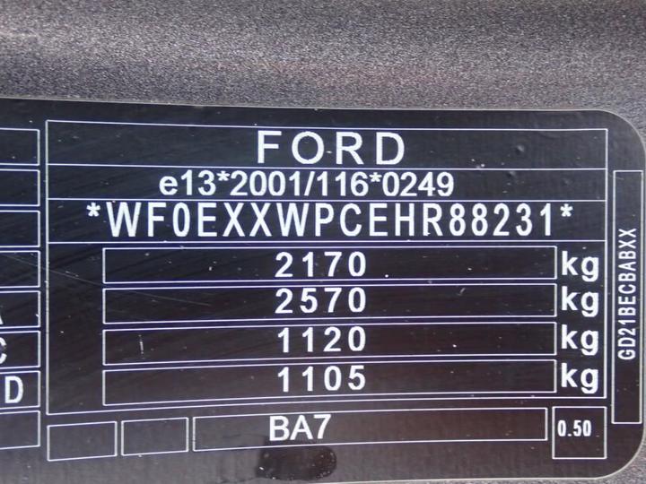 Photo 12 VIN: WF0EXXWPCEHR88231 - FORD MONDEO 5P 