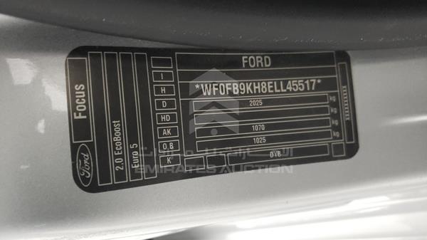 Photo 2 VIN: WF0FB9KH8ELL45517 - FORD FOCUS 