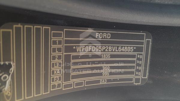 Photo 1 VIN: WF0FD95P2BVL64805 - FORD FOCUS 