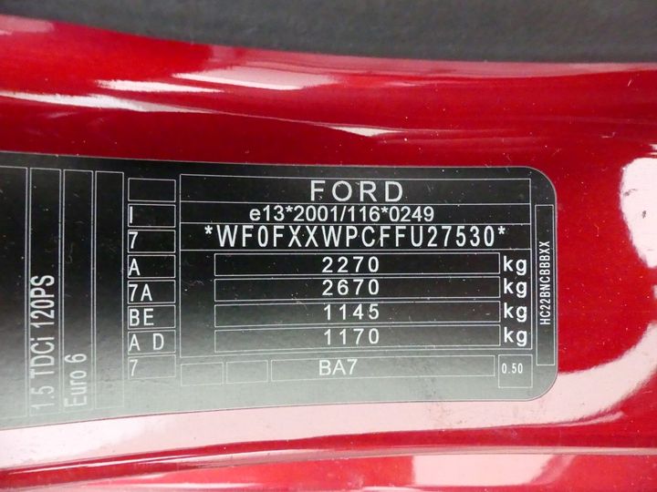 Photo 5 VIN: WF0FXXWPCFFU27530 - FORD MONDEO 