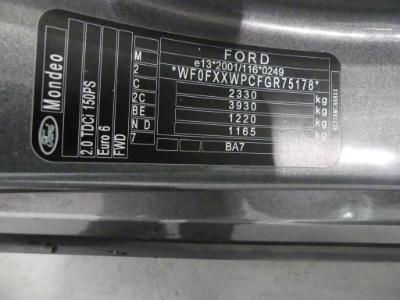 Photo 12 VIN: WF0FXXWPCFGR75178 - FORD MONDEO CLIPPER DIESEL - 2015 