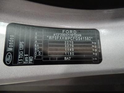 Photo 12 VIN: WF0FXXWPCFGS41582 - FORD MONDEO CLIPPER DIESEL - 2015 