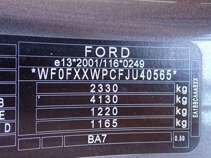 Photo 3 VIN: WF0FXXWPCFJU40565 - FORD MONDEO SW 