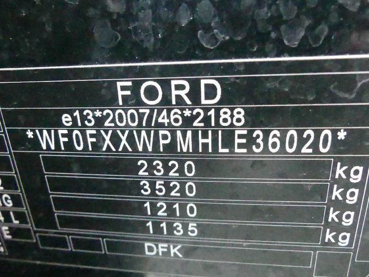 Photo 13 VIN: WF0FXXWPMHLE36020 - FORD KUGA 