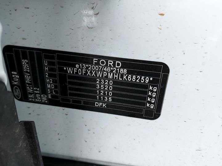 Photo 17 VIN: WF0FXXWPMHLK68259 - FORD KUGA 