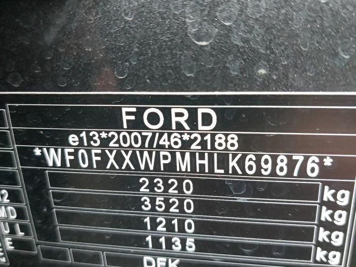 Photo 13 VIN: WF0FXXWPMHLK69876 - FORD KUGA 