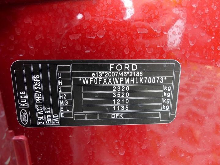 Photo 5 VIN: WF0FXXWPMHLK70073 - FORD KUGA 