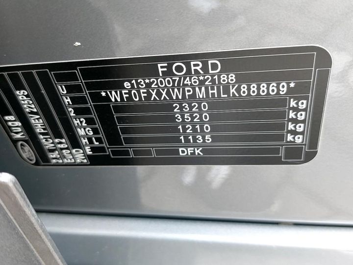 Photo 5 VIN: WF0FXXWPMHLK88869 - FORD KUGA 