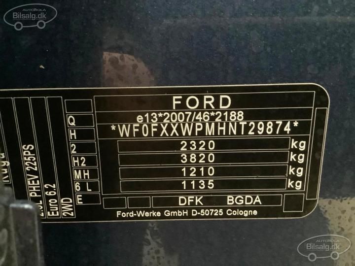 Photo 6 VIN: WF0FXXWPMHNT29874 - FORD KUGA SUV 