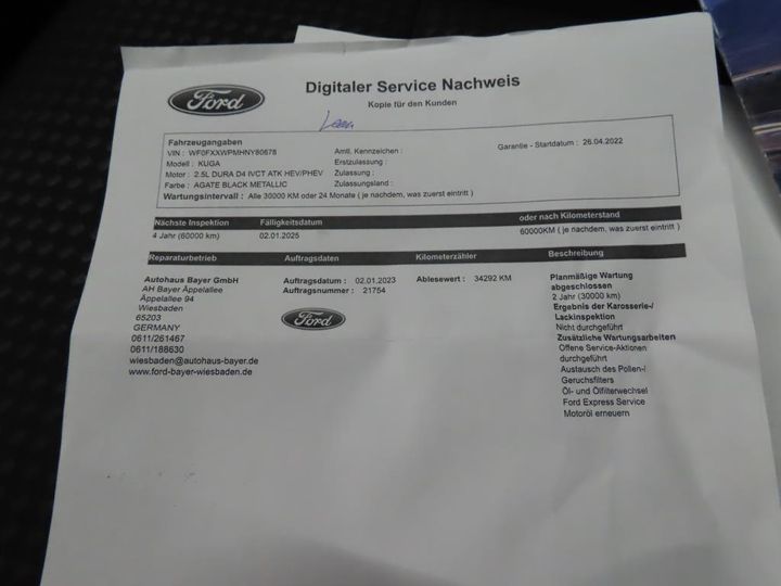 Photo 4 VIN: WF0FXXWPMHNY80678 - FORD KUGA 