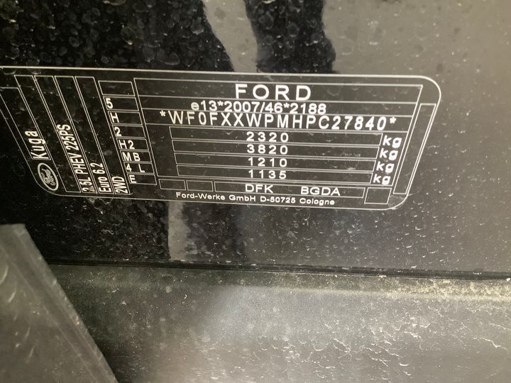 Photo 5 VIN: WF0FXXWPMHPC27840 - FORD KUGA 