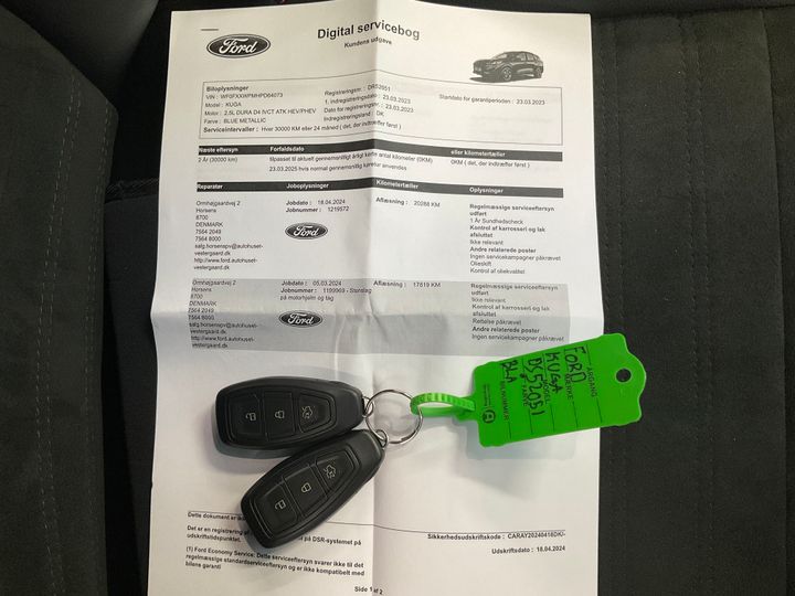 Photo 17 VIN: WF0FXXWPMHPD64073 - FORD KUGA 