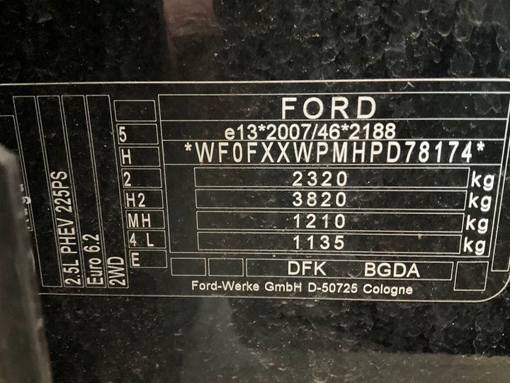 Photo 7 VIN: WF0FXXWPMHPD78174 - FORD KUGA 