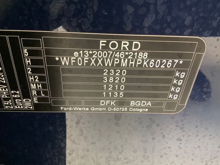 Photo 9 VIN: WF0FXXWPMHPK60267 - FORD KUGA 