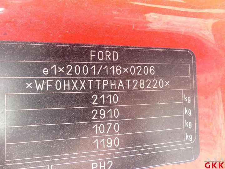 Photo 3 VIN: WF0HXXTTPHAT28220 - FORD TOURNEO 