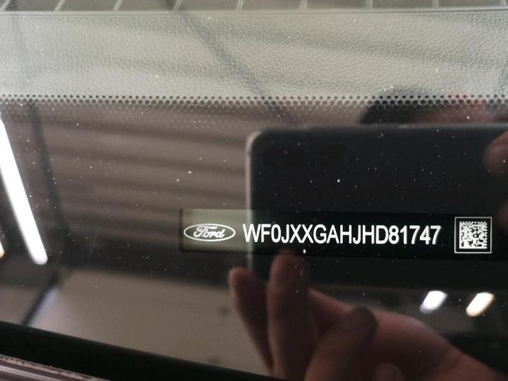 Photo 16 VIN: WF0JXXGAHJHD81747 - FORD FIESTA 