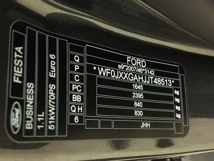 Photo 4 VIN: WF0JXXGAHJJT48513 - FORD FIESTA 