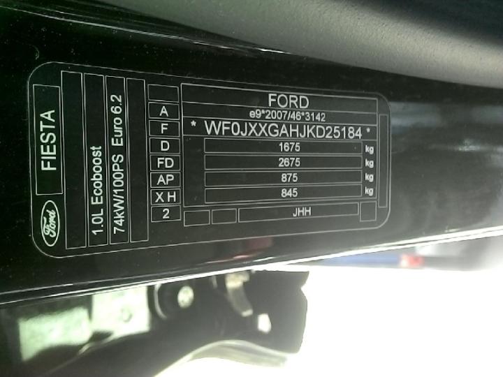 Photo 18 VIN: WF0JXXGAHJKD25184 - FORD FIESTA 