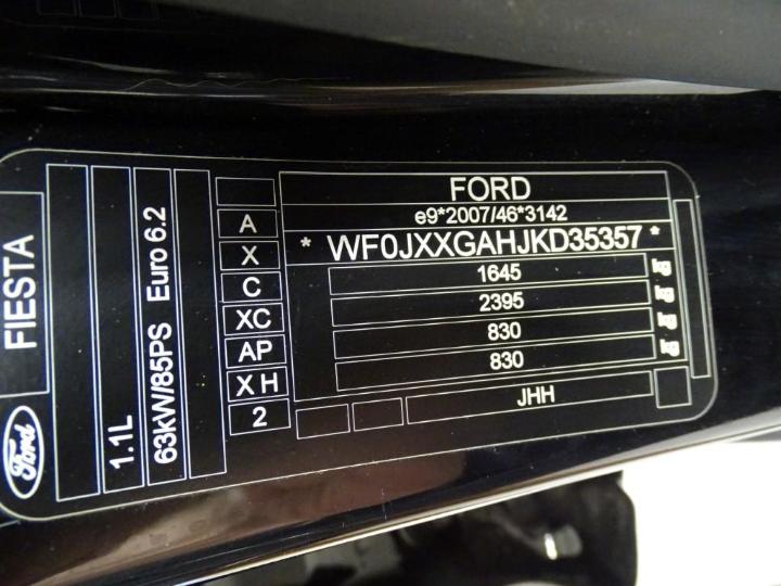 Photo 6 VIN: WF0JXXGAHJKD35357 - FORD FIESTA 