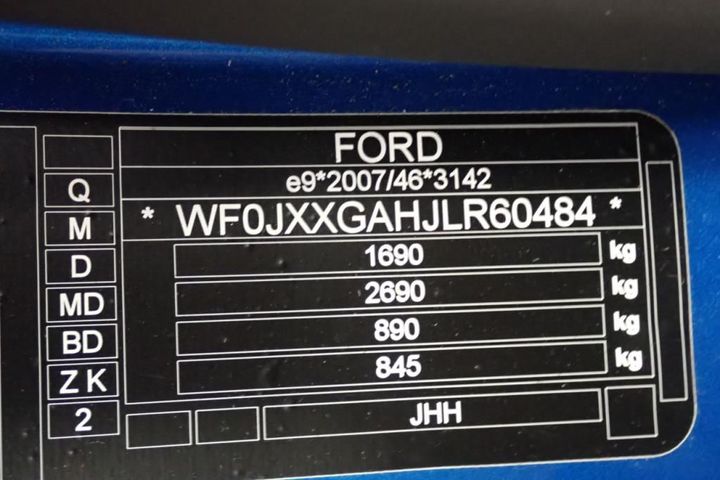 Photo 16 VIN: WF0JXXGAHJLR60484 - FORD FIESTA 