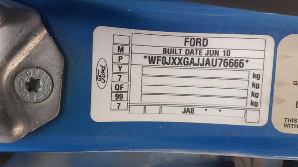 Photo 3 VIN: WF0JXXGAJJAU76666 - FORD FIESTA 