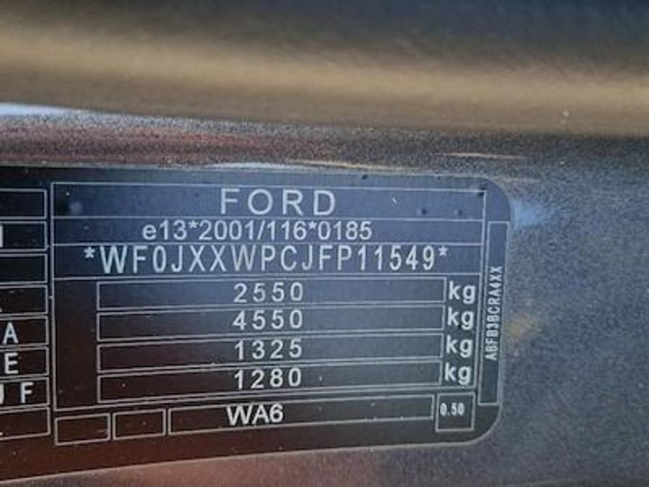 Photo 12 VIN: WF0JXXWPCJFP11549 - FORD S-MAX DIESEL - 2015 