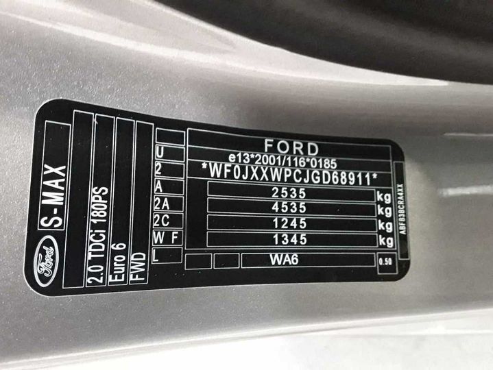 Photo 13 VIN: WF0JXXWPCJGD68911 - FORD S-MAX 2.0 TDCI 