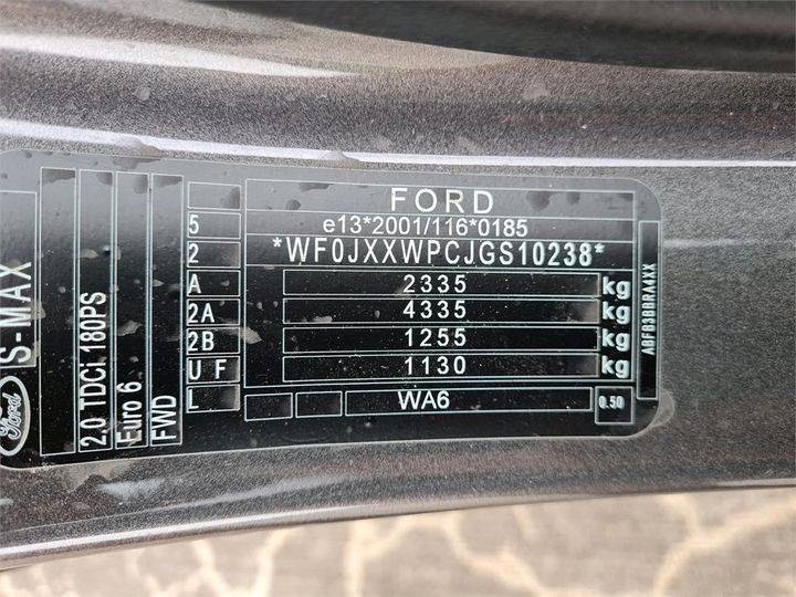 Photo 4 VIN: WF0JXXWPCJGS10238 - FORD S-MAX 