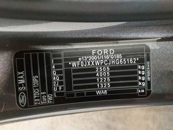 Photo 24 VIN: WF0JXXWPCJHG65162 - FORD S-MAX 