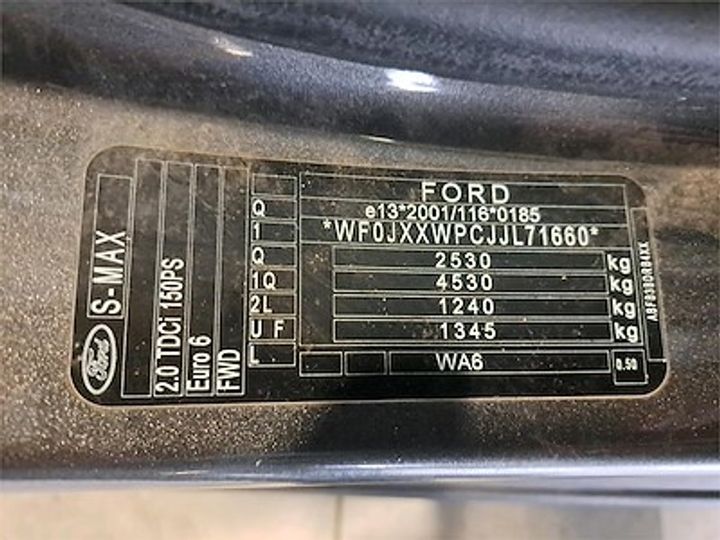 Photo 11 VIN: WF0JXXWPCJJL71660 - FORD S-MAX DIESEL - 2015 