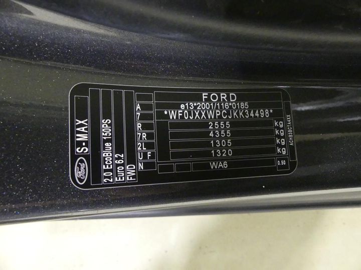 Photo 3 VIN: WF0JXXWPCJKK34498 - FORD S-MAX 