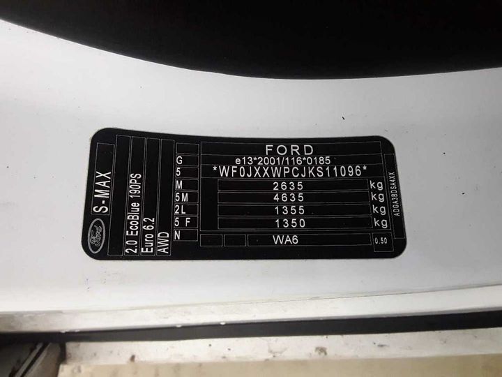 Photo 12 VIN: WF0JXXWPCJKS11096 - FORD S-MAX 2.0 ECOBLUE 