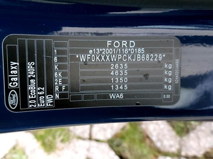 Photo 12 VIN: WF0KXXWPCKJB68229 - FORD GALAXY 