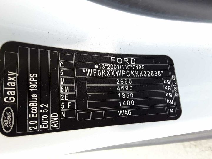 Photo 11 VIN: WF0KXXWPCKKK32638 - FORD GALAXY 2.0 ECOBLUE 