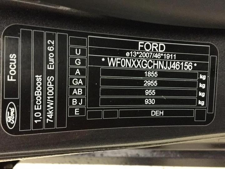 Photo 4 VIN: WF0NXXGCHNJJ46156 - FORD FOCUS 