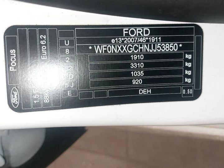 Photo 13 VIN: WF0NXXGCHNJJ53850 - FORD FOCUS 